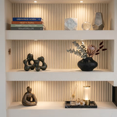 Paintable MDF Ribbed Wall Panel (Different Sizes)