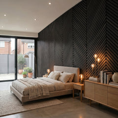 Premium Herringbone Wall Panel 240cm x 60cm (Multiple Colours)