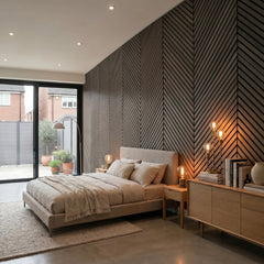 Premium Herringbone Wall Panel 240cm x 60cm (Multiple Colours)