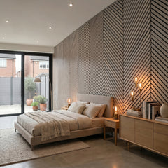 Premium Herringbone Wall Panel 240cm x 60cm (Multiple Colours)