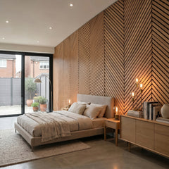 Premium Herringbone Wall Panel 240cm x 60cm (Multiple Colours)