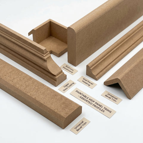 Paintable MDF Panel Trims 240CM