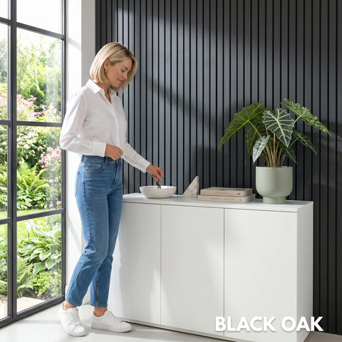 Premium Acoustic Wall Panels - Black