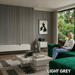 Premium Acoustic Wall Panels - Light Grey