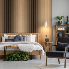 Premium Acoustic Wall Panels - Natural Oak