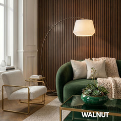 Premium Acoustic Wall Panels - Walnut