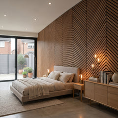 Premium Herringbone Wall Panel 240cm x 60cm (Multiple Colours)