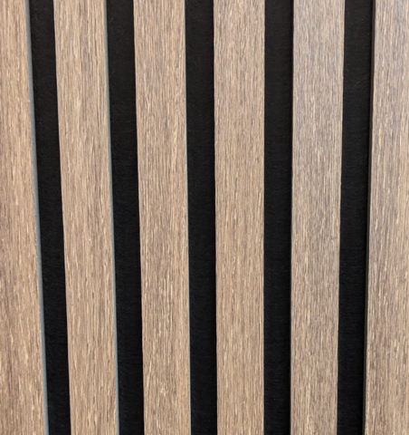 Premium Acoustic Wall Panels - Dark Oak