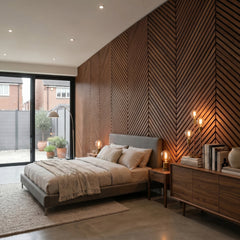 Premium Herringbone Wall Panel 240cm x 60cm (Multiple Colours)